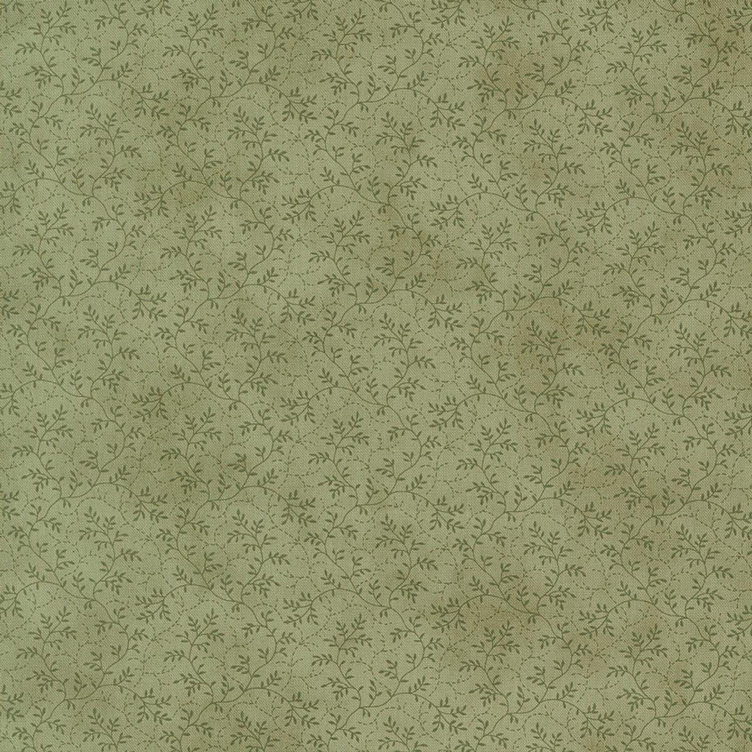 Moda Fabrics - Ambiance, Green Vine, Eucalyptus || SOLD BY THE HALF YARD