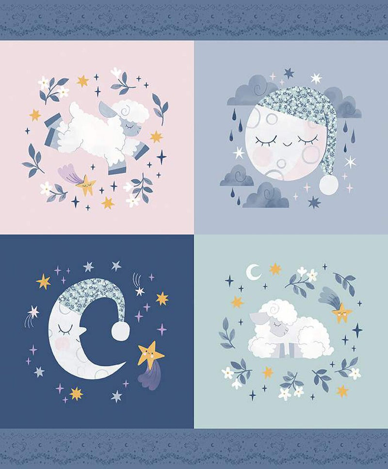Riley Blake Designs - Twinkle Little Star, Pillow Panel, 35 1/2" x 43"