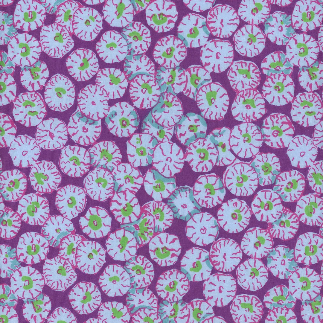 Free Spirit Fabrics - Kaffe Fassett, Sand Dollar, Purple || SOLD BY THE HALF YARD