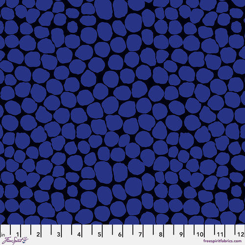 Free Spirit Fabrics - Kaffe Fassett Collective Classics, Jumble, Blue || SOLD BY THE HALF YARD