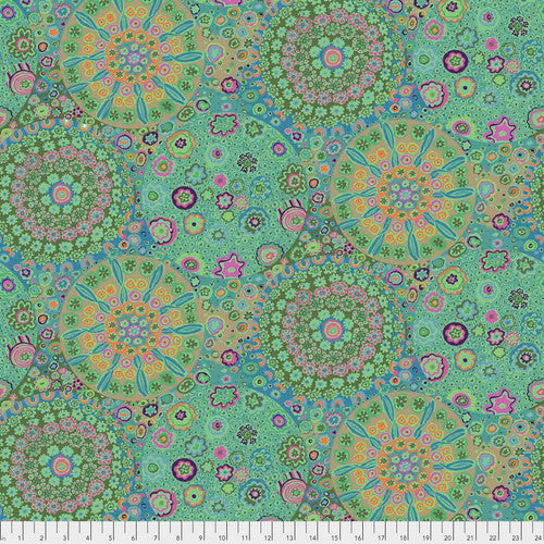 Free Spirit Fabrics - Kaffe Fassett Collective Classics, Millefiore, Jade || SOLD BY THE HALF YARD