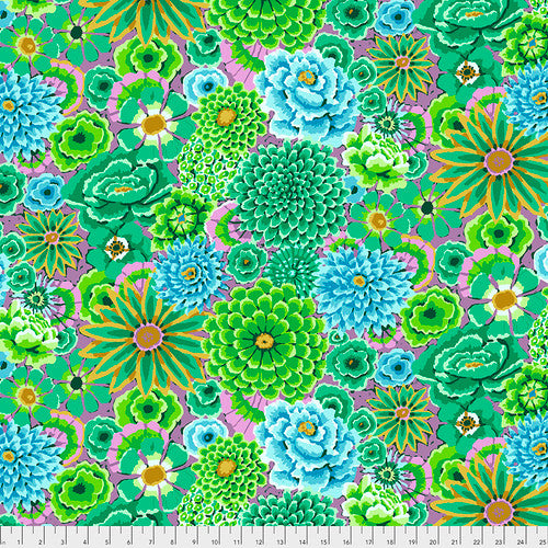 Free Spirit Fabrics - Kaffe Fassett Collective Fall 2018, Enchanted, Green || SOLD BY THE HALF YARD