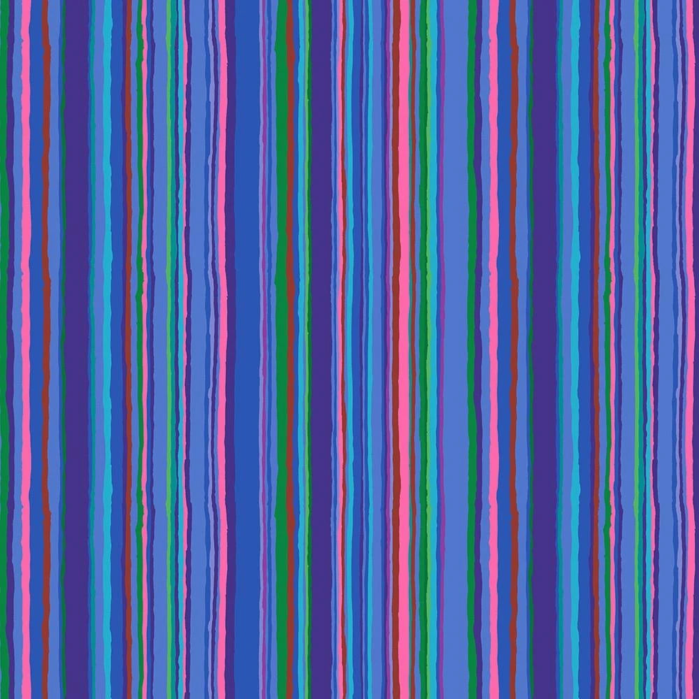 Free Spirit Fabrics - Kaffe Fassett, Echo Stripe, Blue || SOLD BY THE HALF YARD