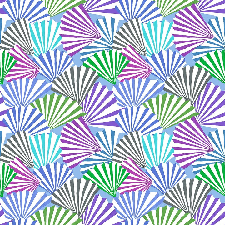 Free Spirit Fabrics - Kaffe Fassett, Fanfare, Blue || SOLD BY THE HALF YARD