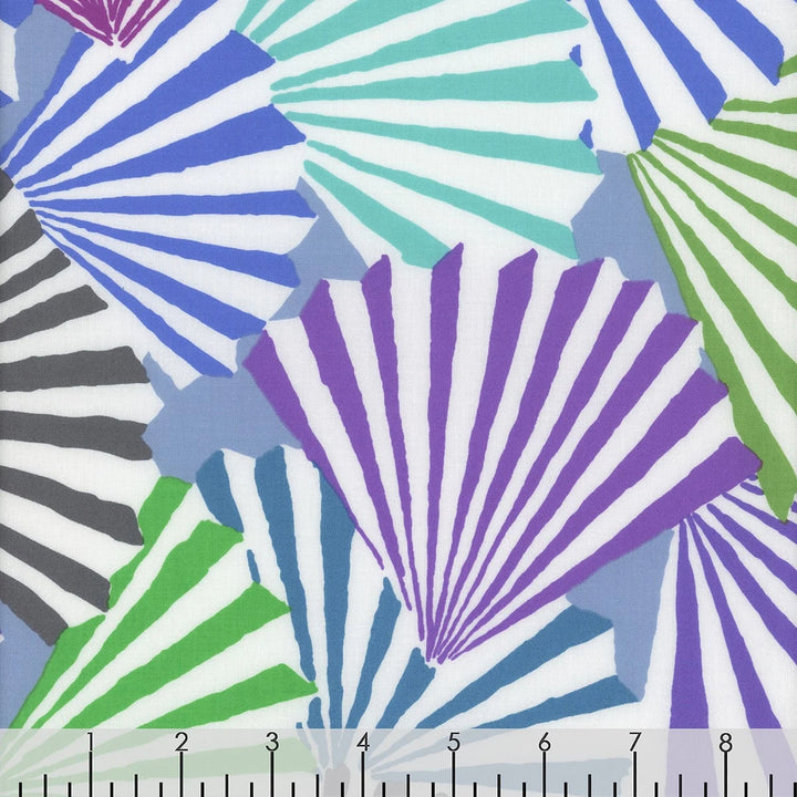 Free Spirit Fabrics - Kaffe Fassett, Fanfare, Blue || SOLD BY THE HALF YARD