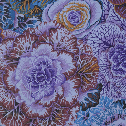 Free Spirit Fabrics - Kaffe Fassett Collective Classics, Brassica, Dark || SOLD BY THE HALF YARD