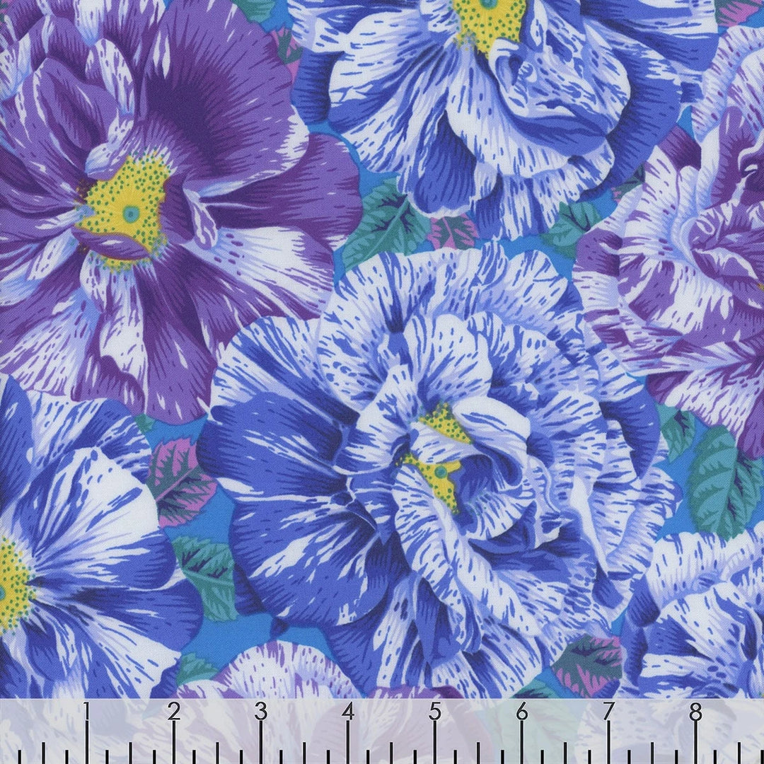 Free Spirit Fabrics - Kaffe Fassett, Bouffant, Blue || SOLD BY THE HALF YARD