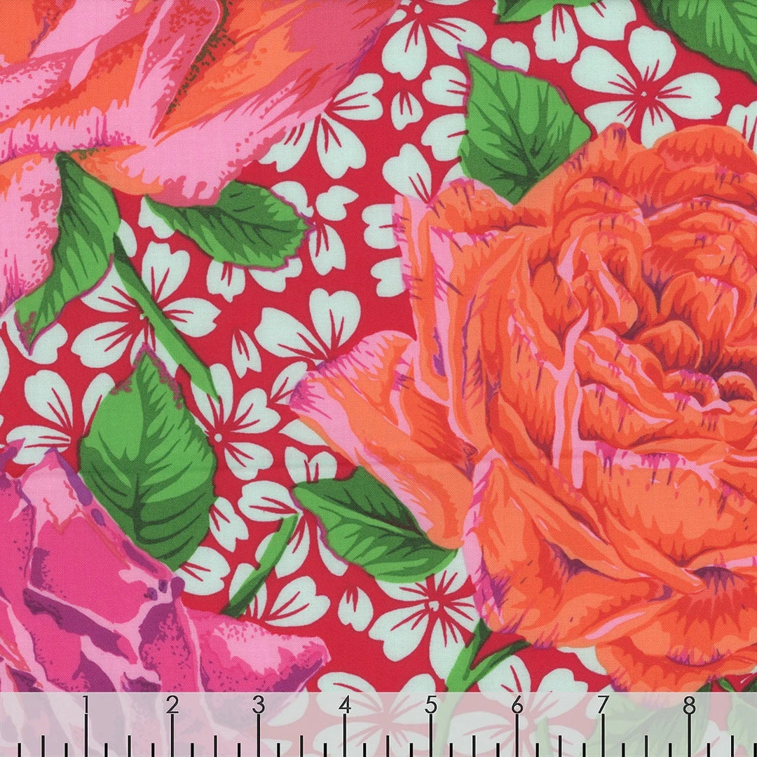 Free Spirit Fabrics - Kaffe Fassett, Rose Bloom, Opera || SOLD BY THE HALF YARD