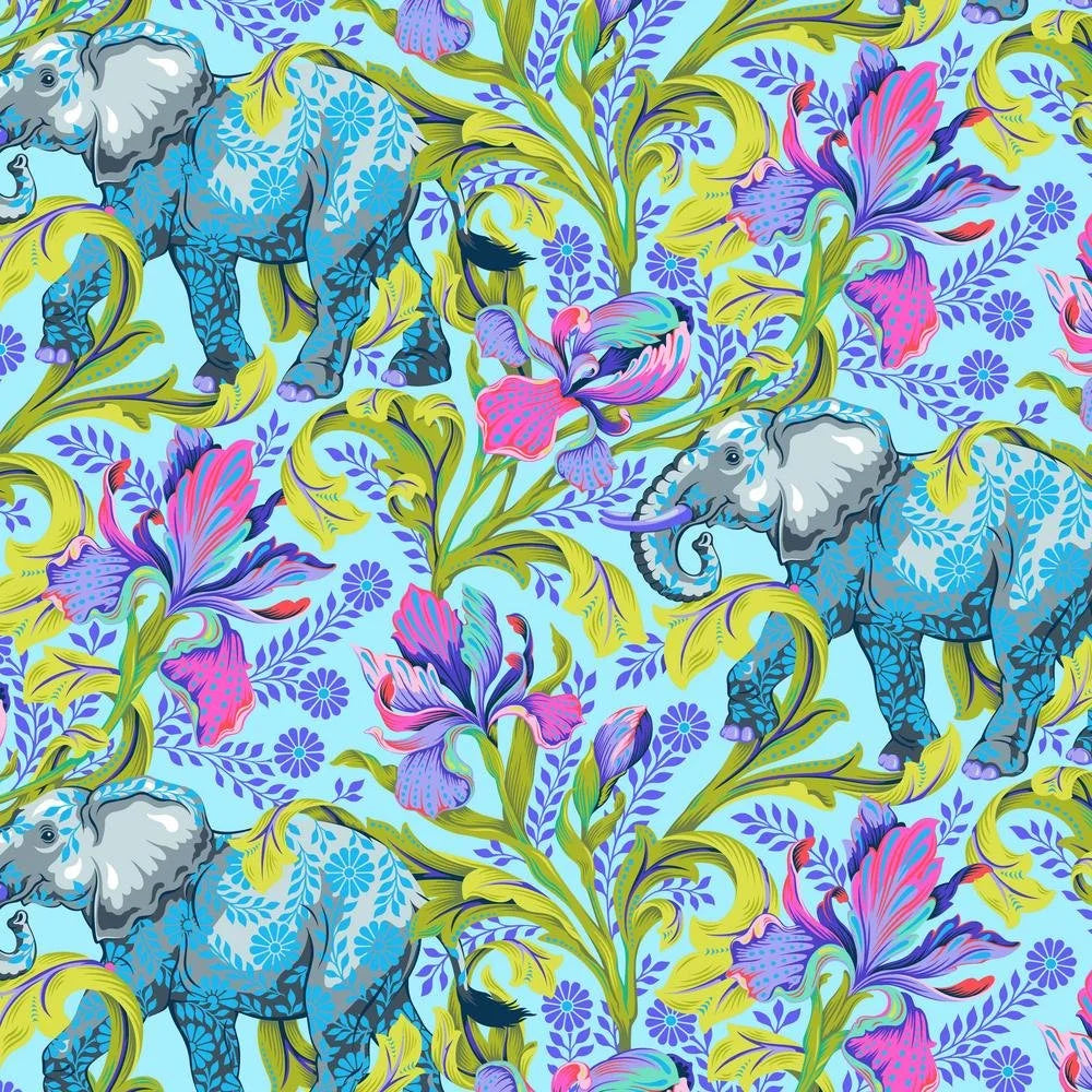 Free Spirit Fabrics - Tula Pink, Everglow, All Ears, Aura || SOLD BY THE HALF YARD