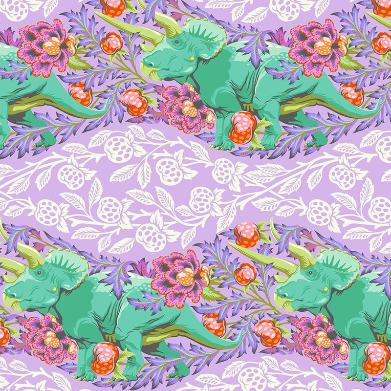 Free Spirit Fabrics - Tula Pink, ROAR!, Trifecta, Mist || SOLD BY THE HALF YARD