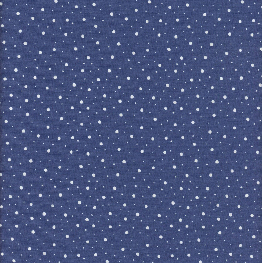 Free Spirit Fabrics - Snow Day, Snowfall, Blue || SOLD BY THE HALF YARD