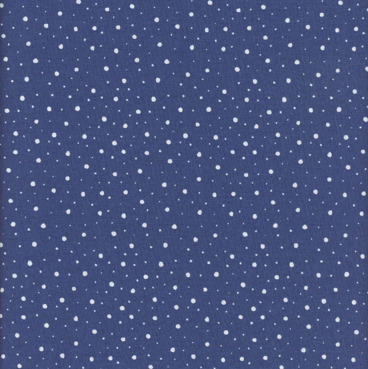 Free Spirit Fabrics - Snow Day, Snowfall, Blue || SOLD BY THE HALF YARD