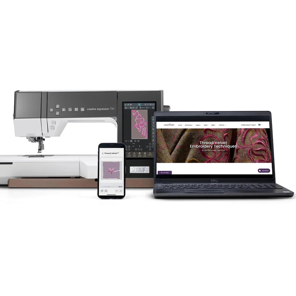 PFAFF creative expression 750 - Sewing and Embroidery Machine