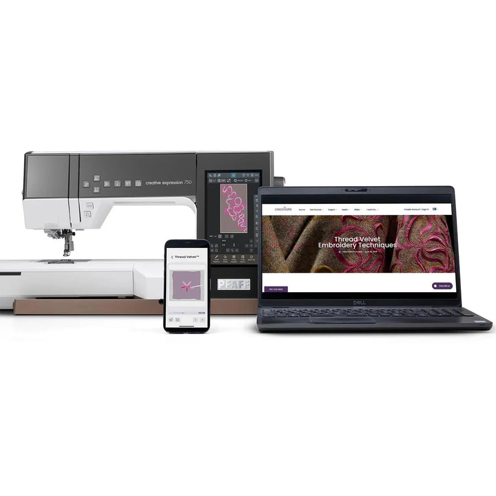 PFAFF creative expression 750 - Sewing and Embroidery Machine