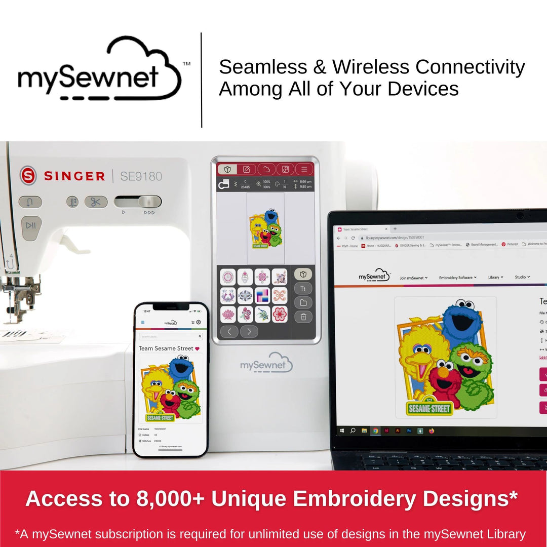 Singer SE9180 Sewing and Embroidery Machine