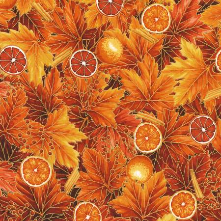 Robert Kaufman Fabrics - Sweet Pumpkin Spice, Autumn || SOLD BY THE HALF YARD