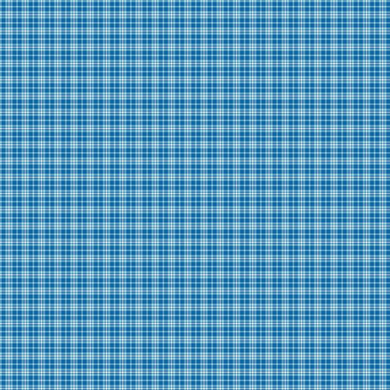 Riley Blake Designs - Summer's in Town, Plaid Blue || SOLD BY THE HALF YARD