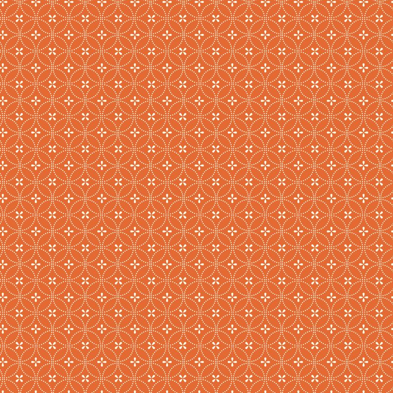Riley Blake Designs - Summer's in Town, Circle Dots Orange || SOLD BY THE HALF YARD
