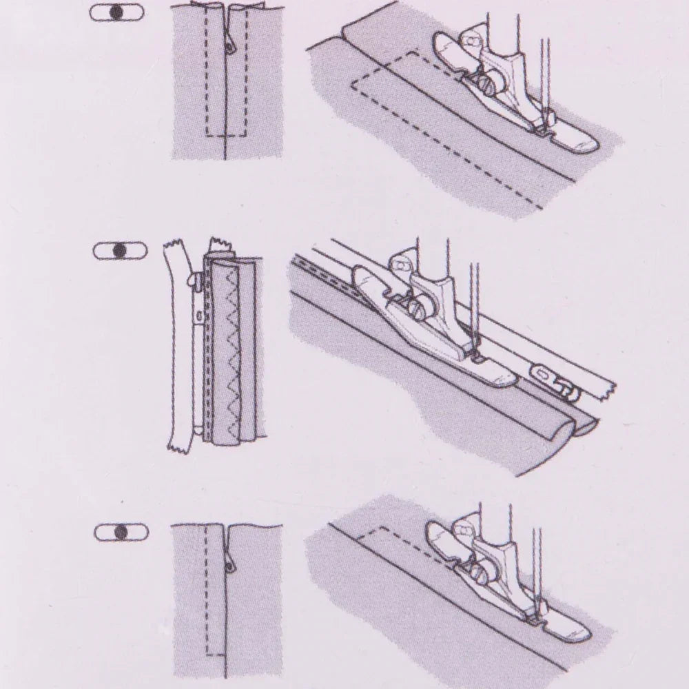 Husqvarna Viking - Narrow Zipper Foot #412565745