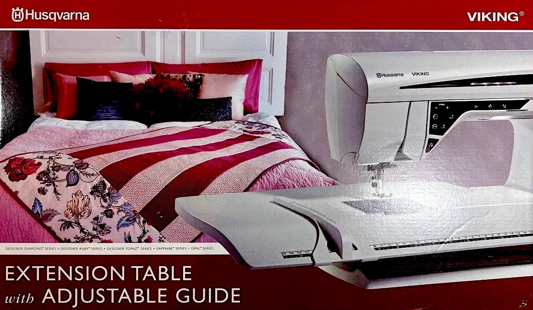 Husqvarna Viking Extension Table with Adjustable Guide