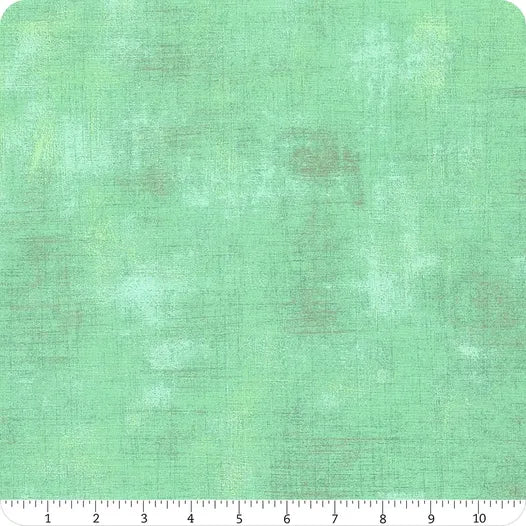 Moda Fabrics - Grunge, Aqua || SOLD BY THE HALF YARD