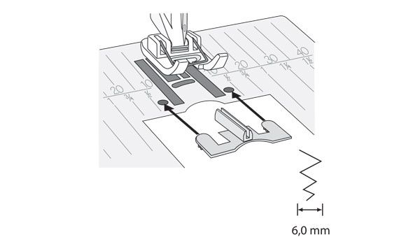 Husqvarna Viking - Spanish Hemstitch Foot #413064845
