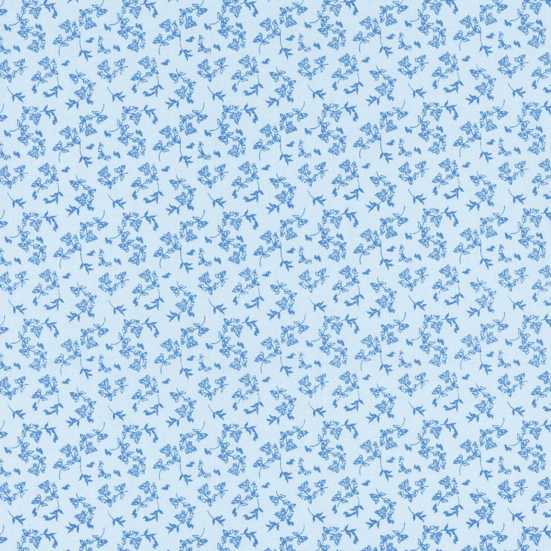 Riley Blake Designs - Penelope, Mini Stems, Sky || SOLD BY THE HALF YARD