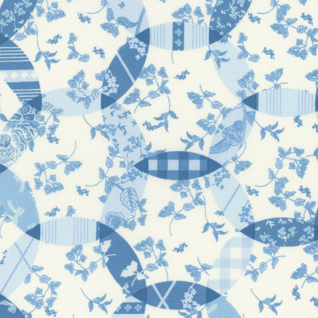 Riley Blake Designs - Penelope, Cheater Print, Cream || SOLD BY THE HALF YARD