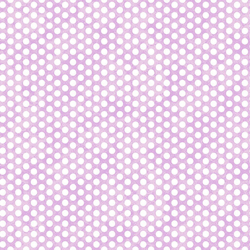 Northcott - Peas in a Pod, Dots, Lilac || SOLD BY THE HALF YARD