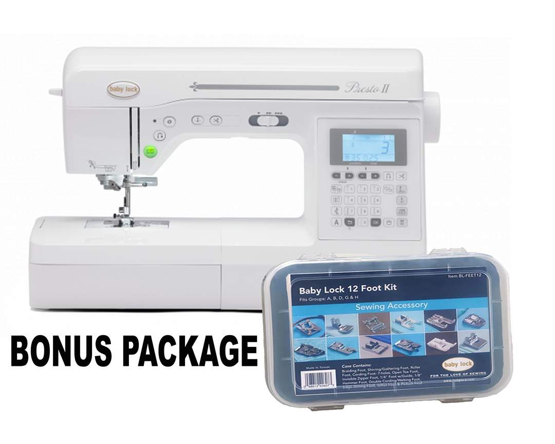 Babylock Presto 2 - Bonus Kit Included