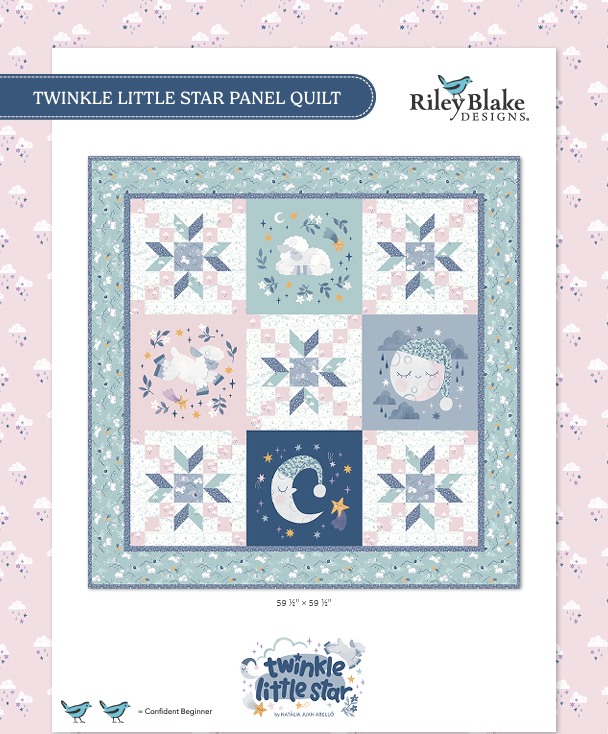 Twinkle Little Star Panel Quilt Kit - 59.5" x 59.5"