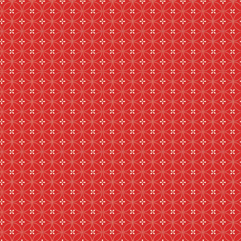 Riley Blake Designs - Summer's in Town, Circle Dots Red || SOLD BY THE HALF YARD