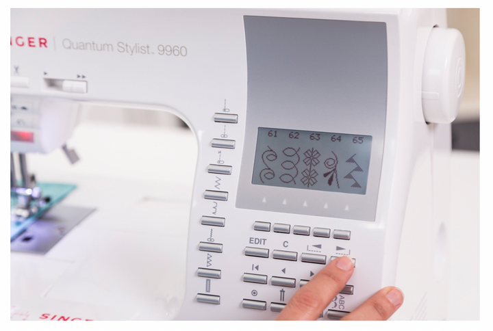 Singer Quantum Stylist 9960 Sewing Machine screen